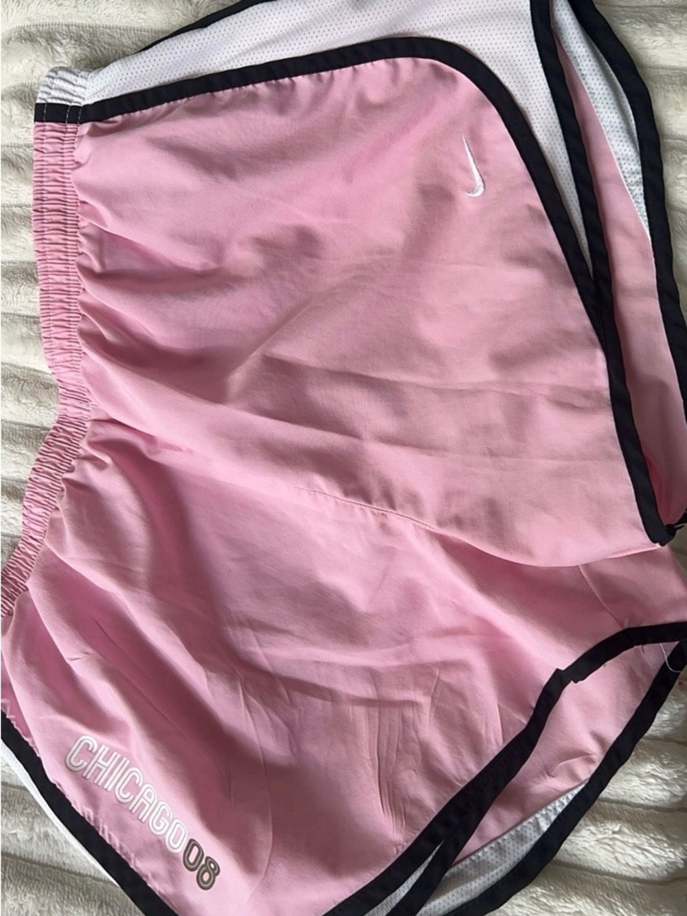 Nike Women’s Pink and Black Athletic Shorts